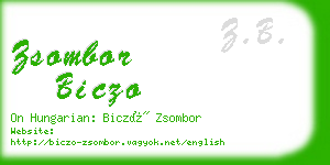 zsombor biczo business card